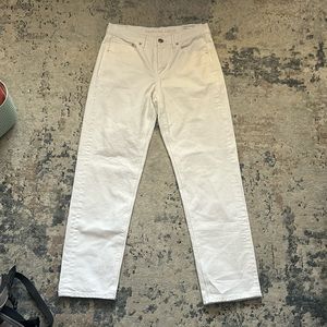 American Eagle white comfort stretch 90s straight jeans NWT